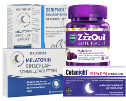 Top5-Mittel mit Melatonin auf Sparmedo - das sind die Empfehlungen unserer Nutzer