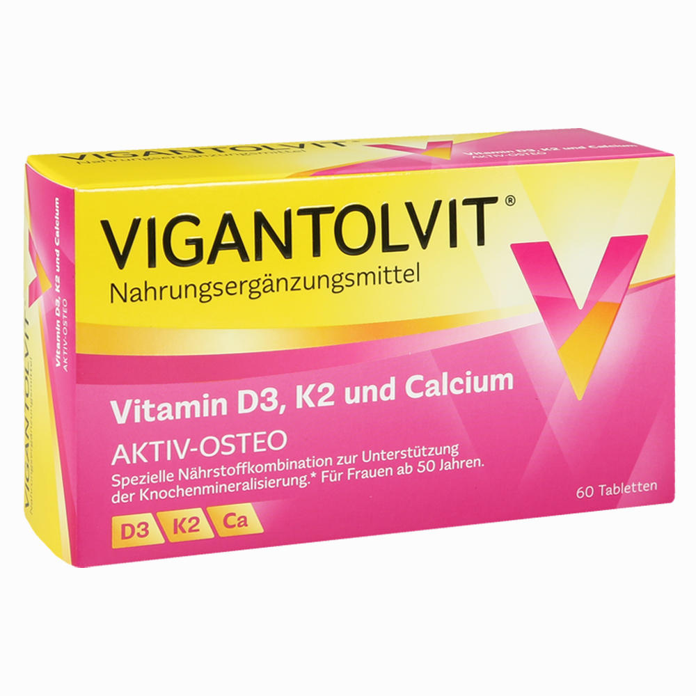 Vigantolvit Vitamin D3 K2 Calcium Filmtabletten 60 Stuck Preisvergleich