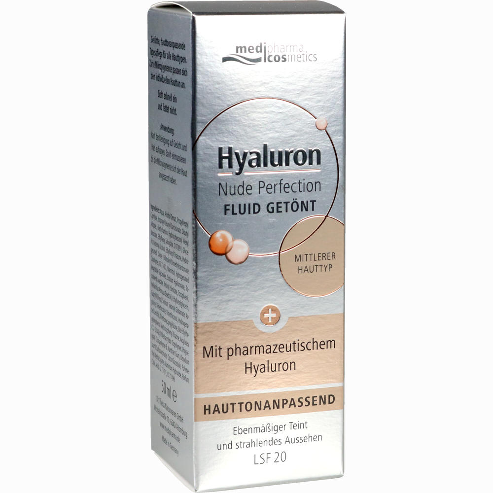 Medipharma Cosmetics Hyaluron Nude Perfection Getontes Fluid Mittlerer Hauttyp Lsf Creme 50 Ml Preisvergleich