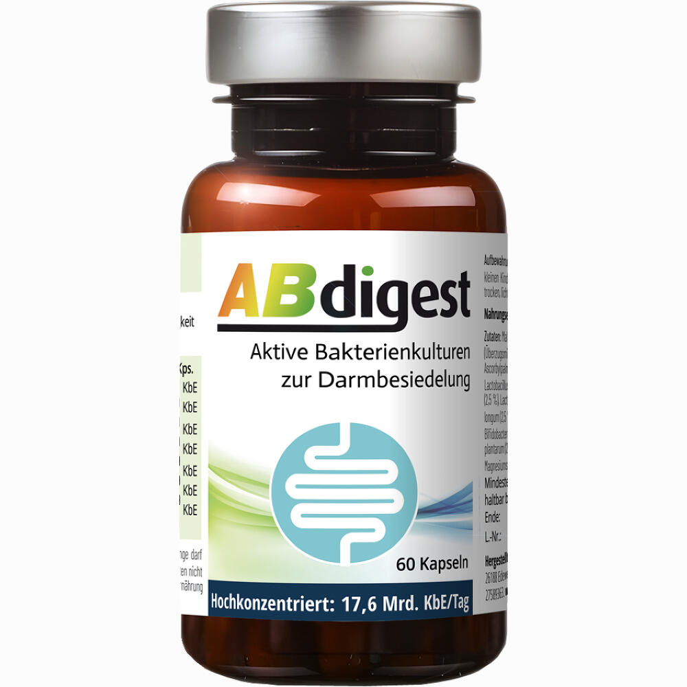 Abdigest Probiotik Kapseln » Informationen und Inhaltsstoffe