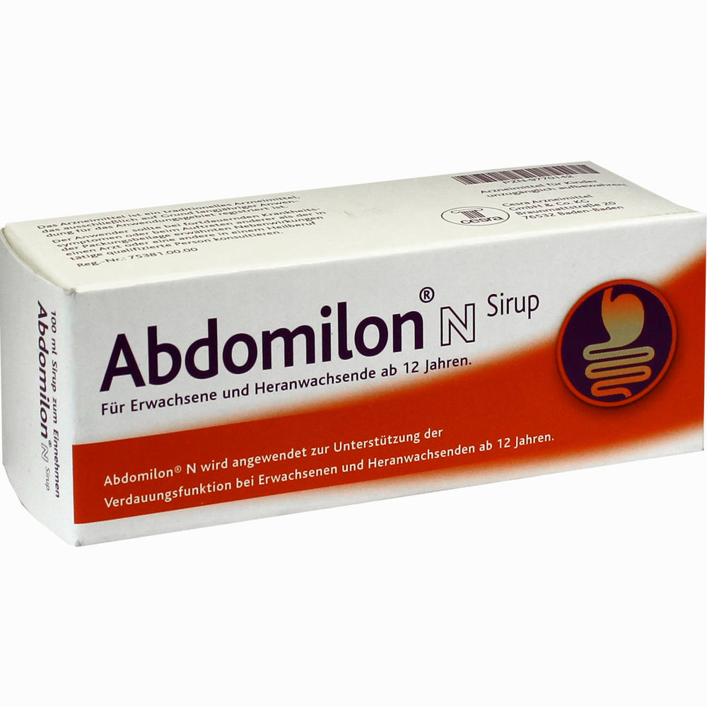 Abdomilon N Sirup » Informationen und Inhaltsstoffe