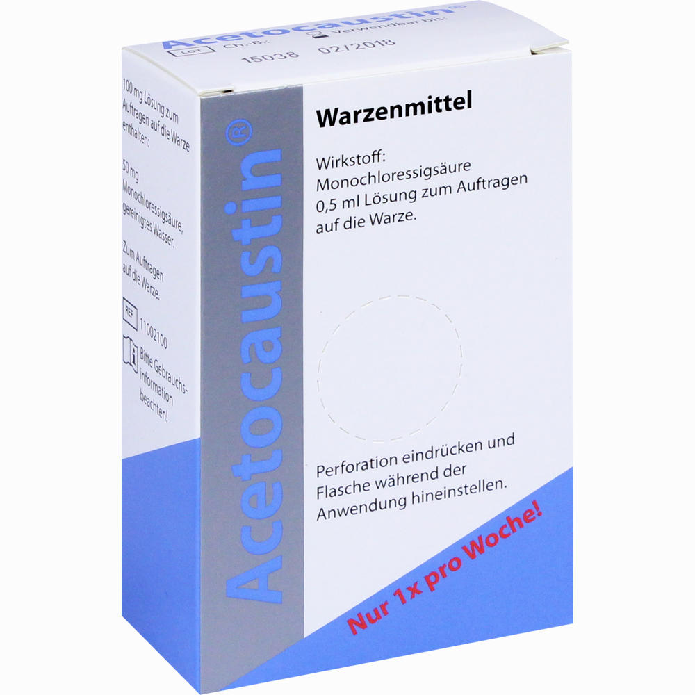 Acetocaustin Lösung » Informationen und Inhaltsstoffe