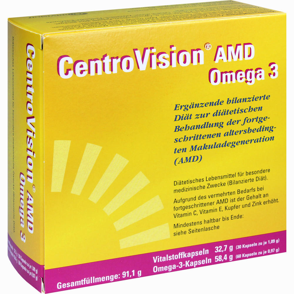 Centrovision Amd Omega 3 Kapseln » Informationen und Inhaltsstoffe