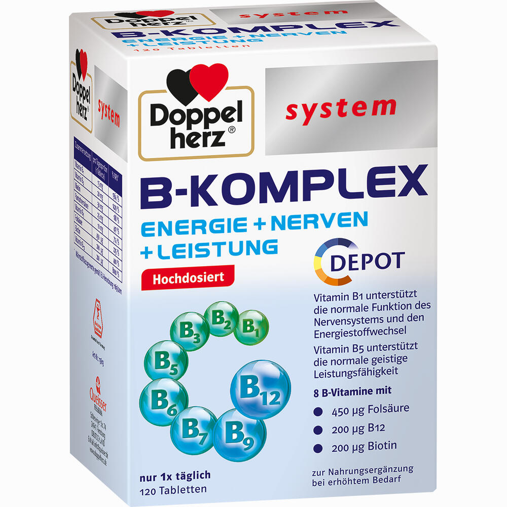 Doppelherz B- Komplex System Tabletten 120 Stück Preisvergleich