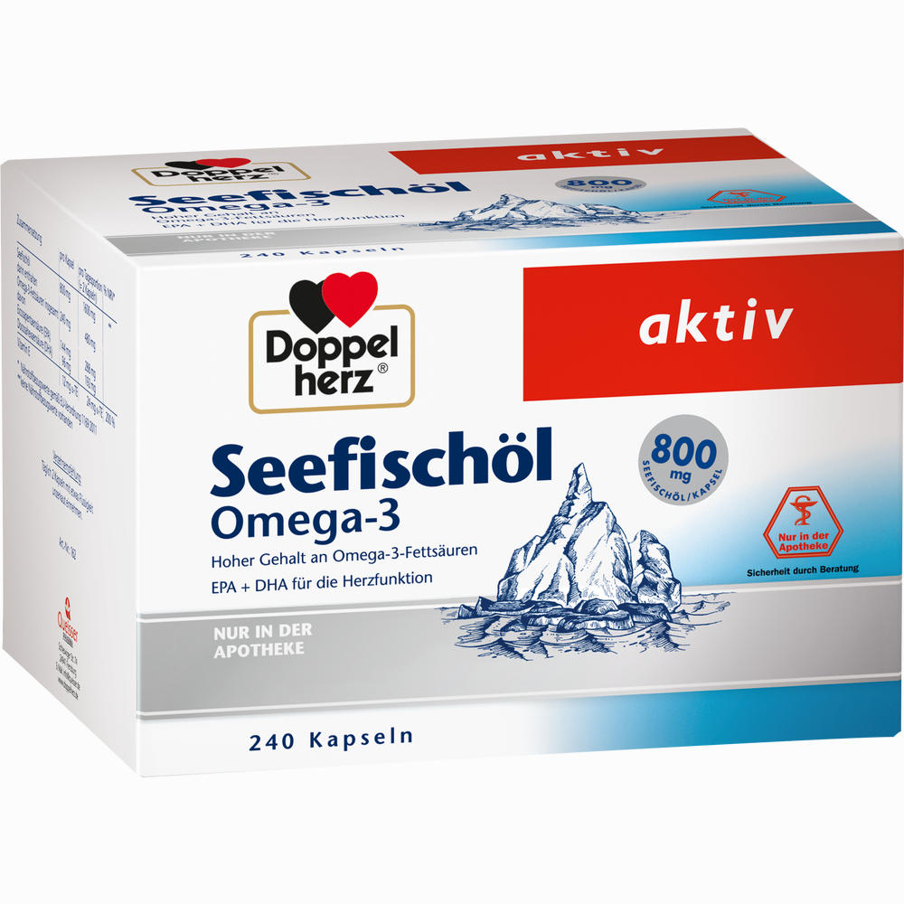 Doppelherz Seefischöl Omega 3 800mg Kapseln » Informationen und Inhaltsstoffe