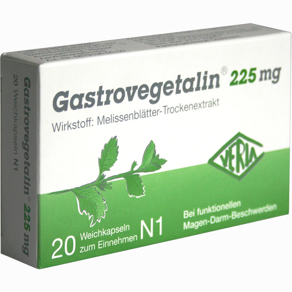 Gastrovegetalin 225mg Weichkapseln » Informationen und Inhaltsstoffe
