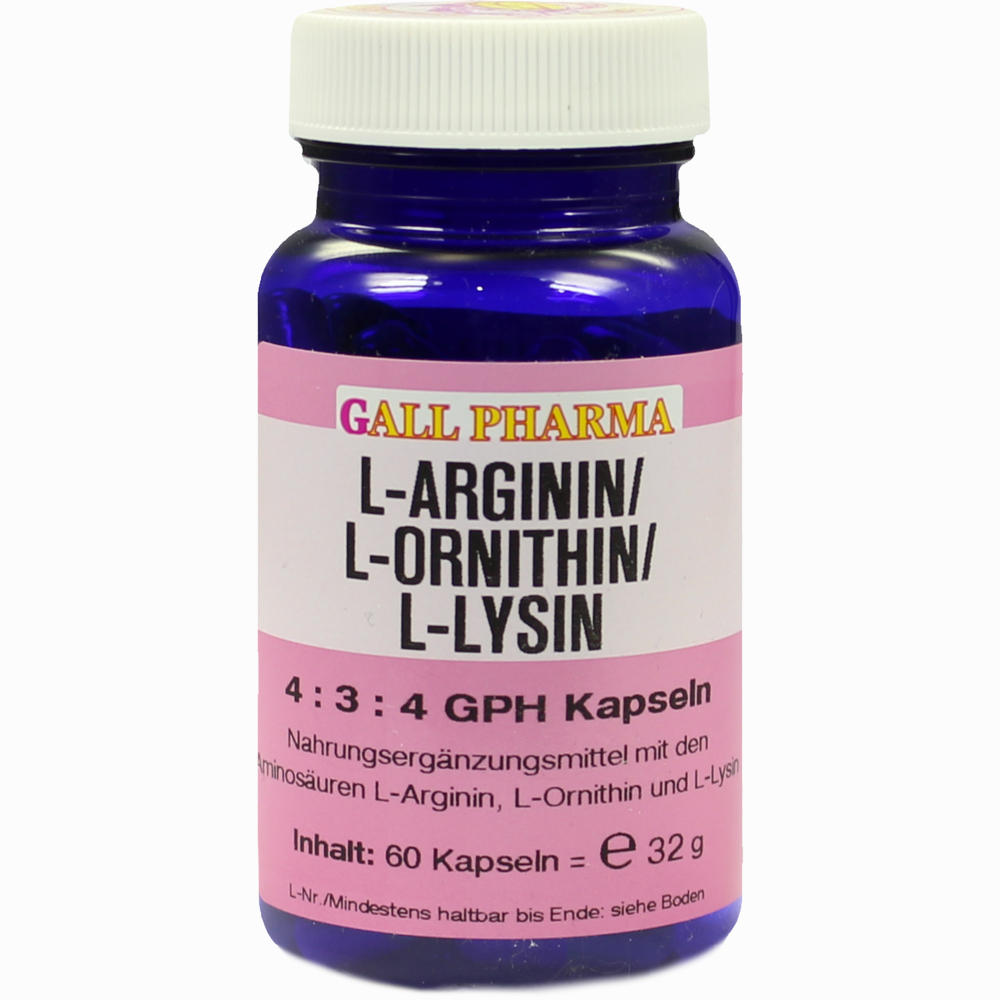 L Arginin/l Ornithin/l Lysin 434 Gph Kapseln » Informationen und