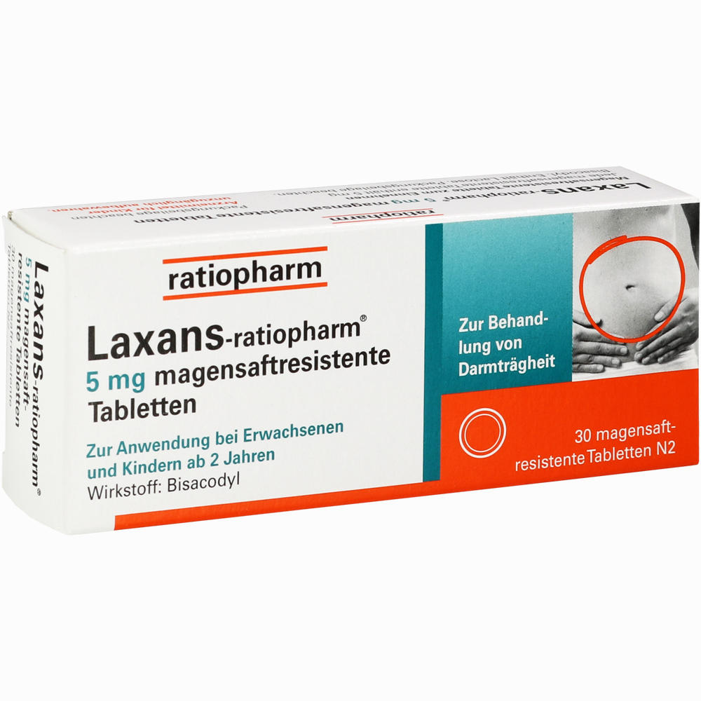 Laxans Ratiopharm 5 Mg Magesaftresistente Tabletten » Informationen