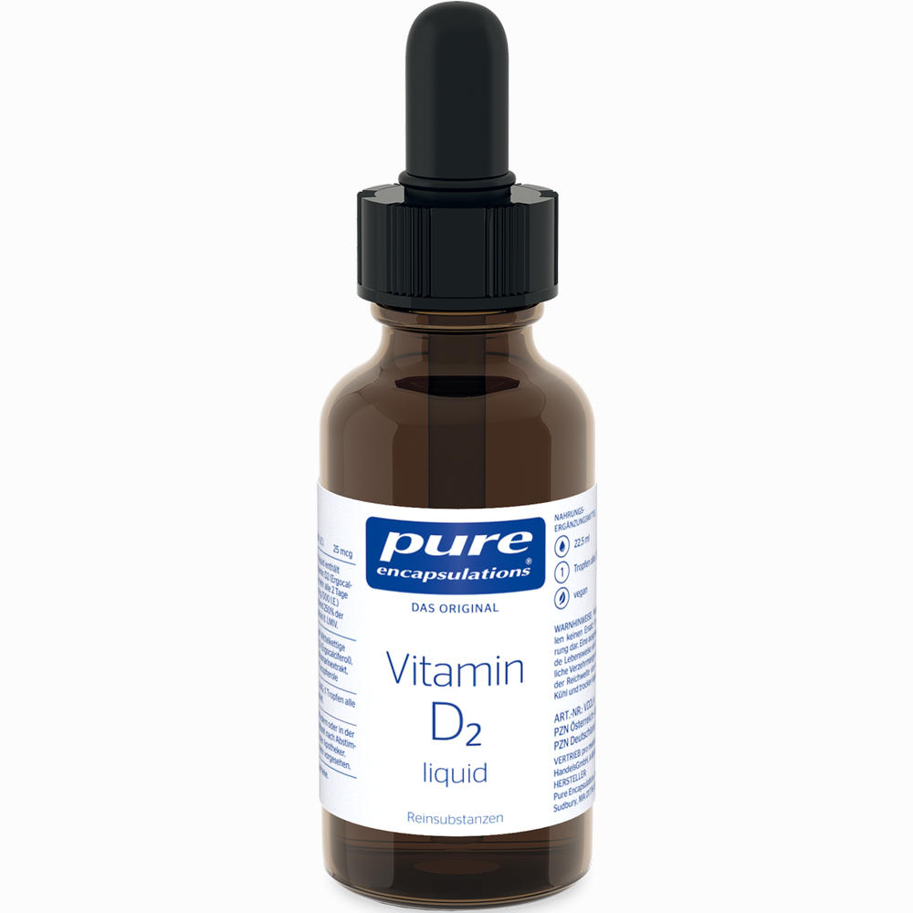 Pure Encapsulations Vitamin D2 Liquid Tropfen » Informationen und
