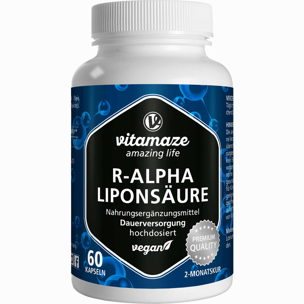 R- Alpha- Liponsäure 200 Mg Vegan Vitamaze Kapseln 60 Stück Preisvergleich