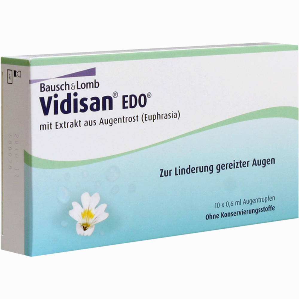 Vidisan Augentropfen Wie Oft Am Tag Vidisan Edo Einzeldosispipetten » Informationen und Inhaltsstoffe