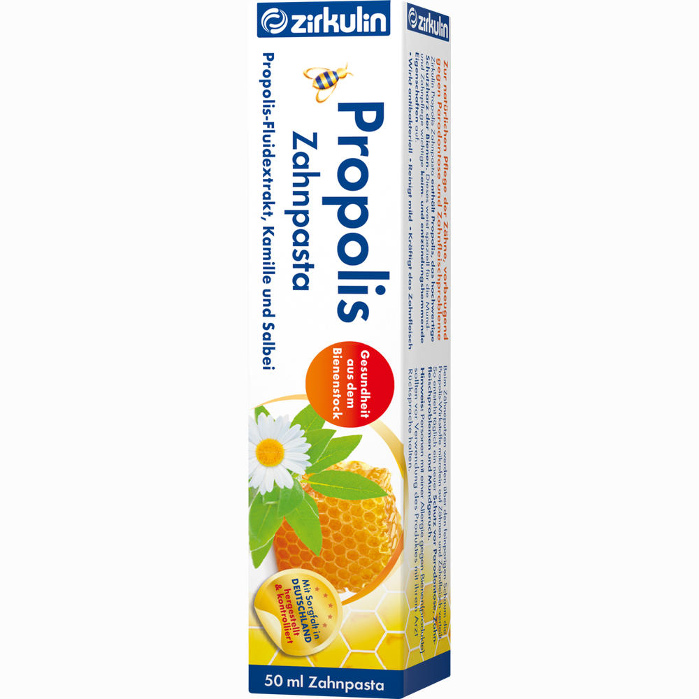 Zirkulin Propolis Zahnpasta » Informationen und Inhaltsstoffe