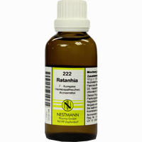 222 Ratanhia F Komplex Dilution 50 ml