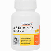 A- Z Komplex- Ratiopharm Tabletten 30 Stück