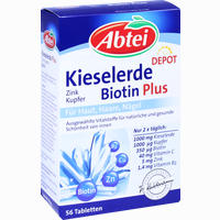 Abtei Kieselerde Plus Biotin Depot Tabletten 56 Stück