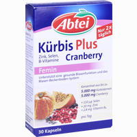 Abtei Kürbis Plus Cranberry Kapseln 30 Stück