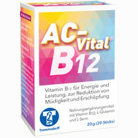 Ac- Vital B12 Direktsticks mit Eiweißbausteinen Beutel 20 Stück