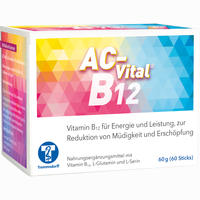 Ac- Vital B12 Direktsticks mit Eiweißbausteinen Beutel 60 Stück