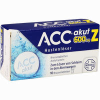 Acc Akut 600 Z Hustenlöser Brausetabletten 10 Stück