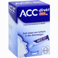 Acc Direkt 600mg Pulver Zum Einnehmen im Beutel 20 Stück