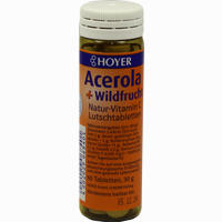 Acerola und Wildfrucht Vitamin C Lutschtabletten 60 Stück