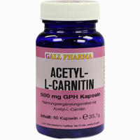 Acetyl- L- Carnitin 500mg Kapseln 60 Stück