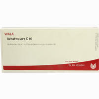 Achatwasser D10 Ampullen 10 x 1 ml