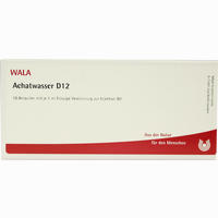 Achatwasser D12 Ampullen 10 x 1 ml