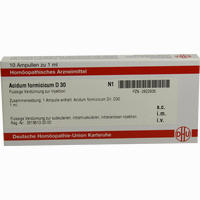 Acidum Formic D30 Ampullen 10 x 1 ml