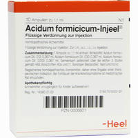 Acidum Formicicum- Injeel Ampullen 10 Stück
