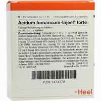 Acidum Fumaricum- Injeel Forte Ampullen 10 Stück