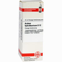 Acidum Hydrofluor D12 Dilution 20 ml