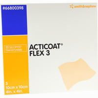 Acticoat Flex 3 10x10cm Verband 5 Stück