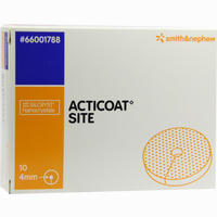 Acticoat Site 2,5cm Scheibe mit 4mm Loch Kompressen 10 Stück