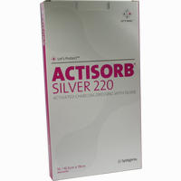 Actisorb 220 Silver 19.0x10.5cm Steril Kompressen 10 Stück