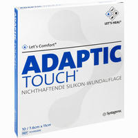 Adaptic Touch Nicht- Haftende Silikon- Wundkontaktauflage 7,6 X 11cm 10 Stück