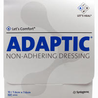 Adaptic Wundauflage 7,6 X 7,6cm 10 Stück