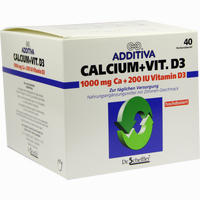 Additiva Calcium 1000mg + Vit. D3 Pulver 40 Stück