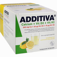 Additiva Calcium + D3 + K2 Granulat 60 Stück