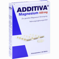 Additiva Magnesium 400mg Filmtabletten 30 Stück