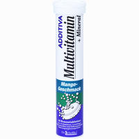 Additiva Multi + Mineral Mango R Brausetabletten 20 Stück