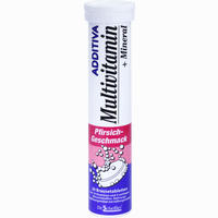 Additiva Multi + Mineral Pfirsich R Brausetabletten 20 Stück