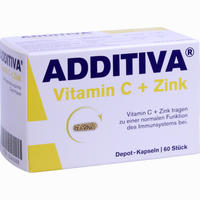 Additiva Vitamin C Depot- Kapseln 300mg 60 Stück