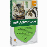 Advantage 40mg für Kleine Katzen und Kleine Zierkaninchen Lösung 4 x 0.4 ml