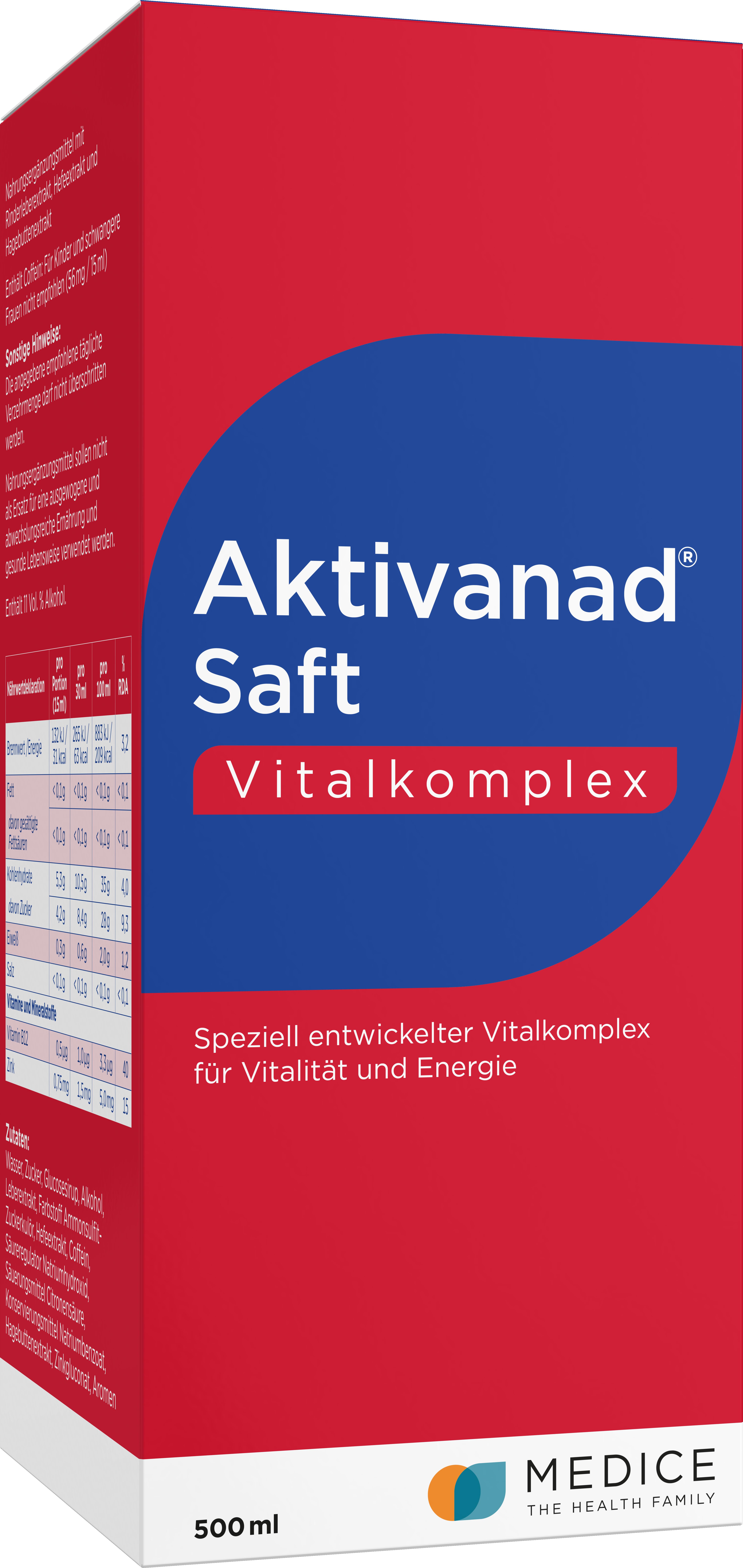 Aktivanad Saft 500 ml