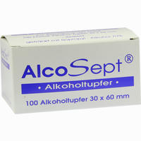 Alcosept Alkoholtupfer 30x60mm 100 Stück