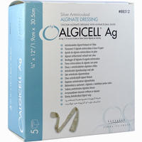Algicell Ag Algiant- Verband mit Silber 2x30cm 5 Stück