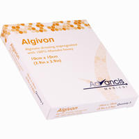 Algivon 10x10cm Honig- Wundauflage Wundgaze 5 Stück