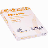 Algivon Plus Honigalginat 10x10cm Wundgaze 5 Stück