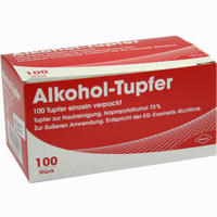Alkohol- Tupfer Einzeln Verpackt 100 Stück